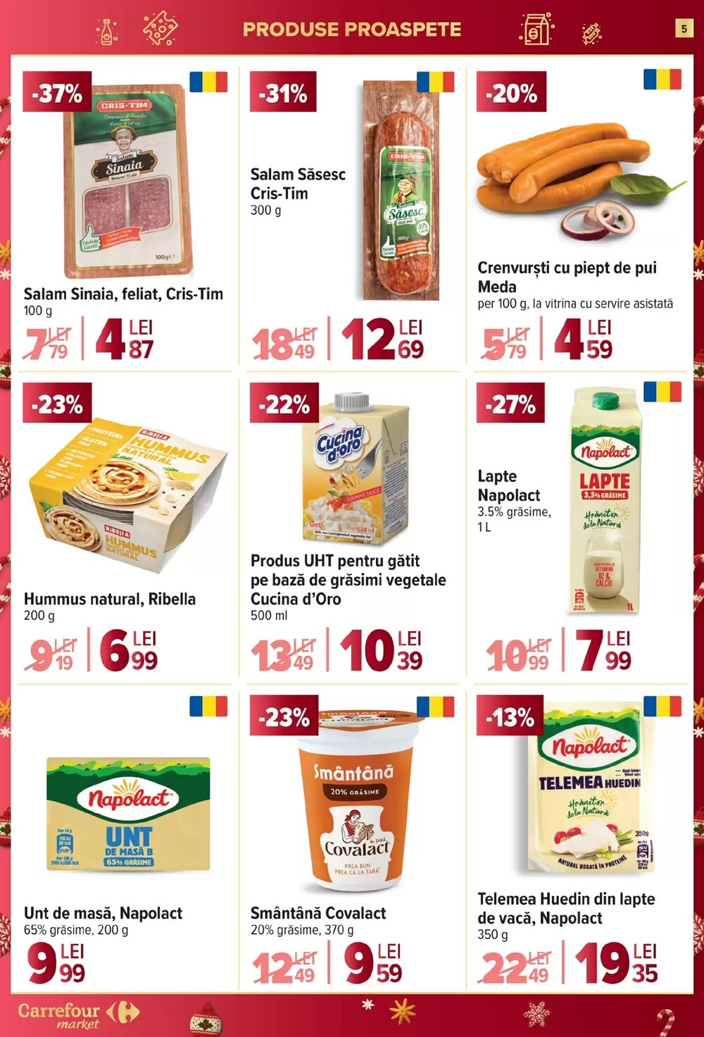Catalogul cu oferte Carrefour Market valabil de la 10.12.2025 - Pagina 5.
