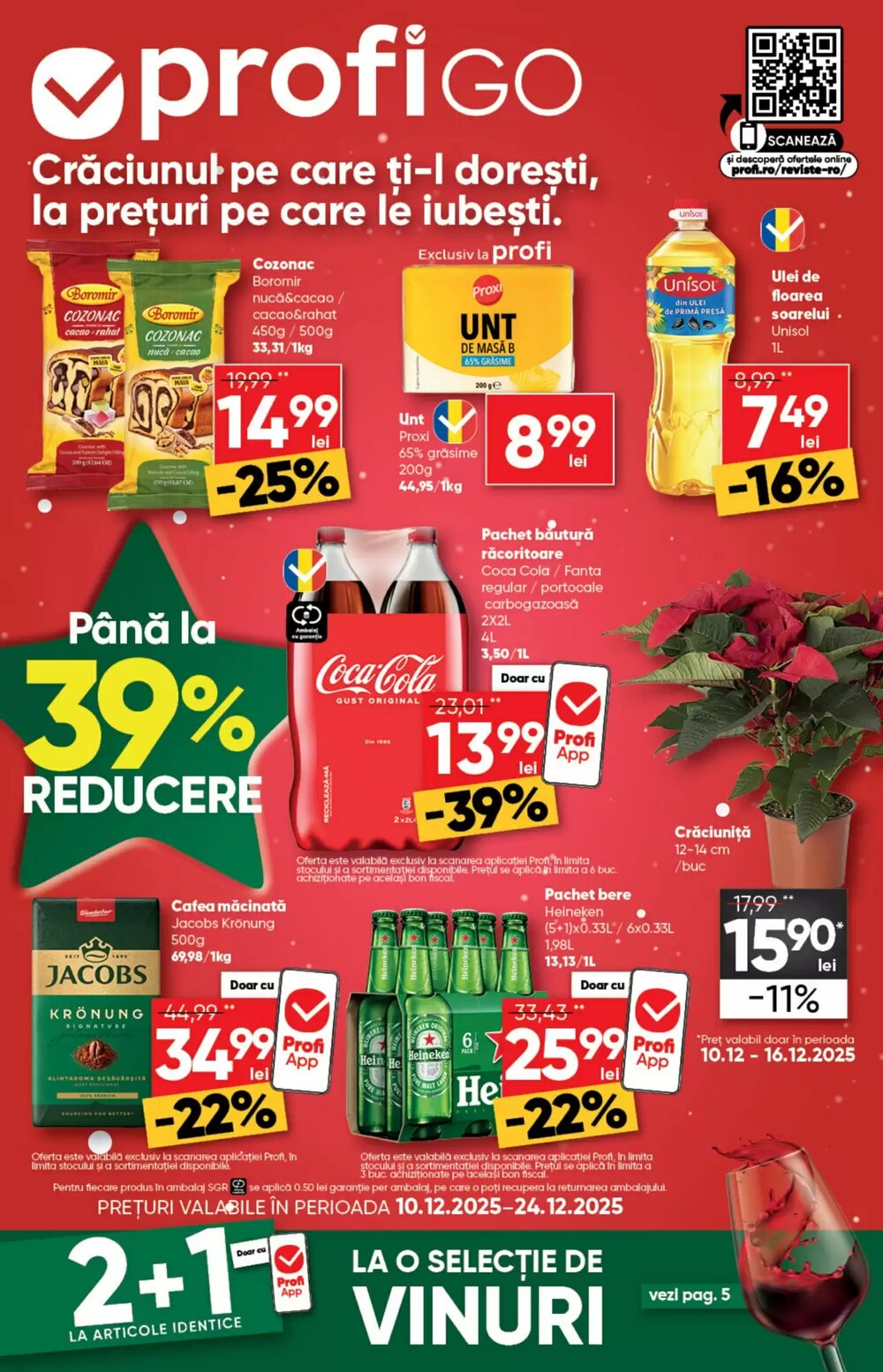 Catalogul cu oferte PROFI valabil de la 10.12.2025 - Pagina 1.