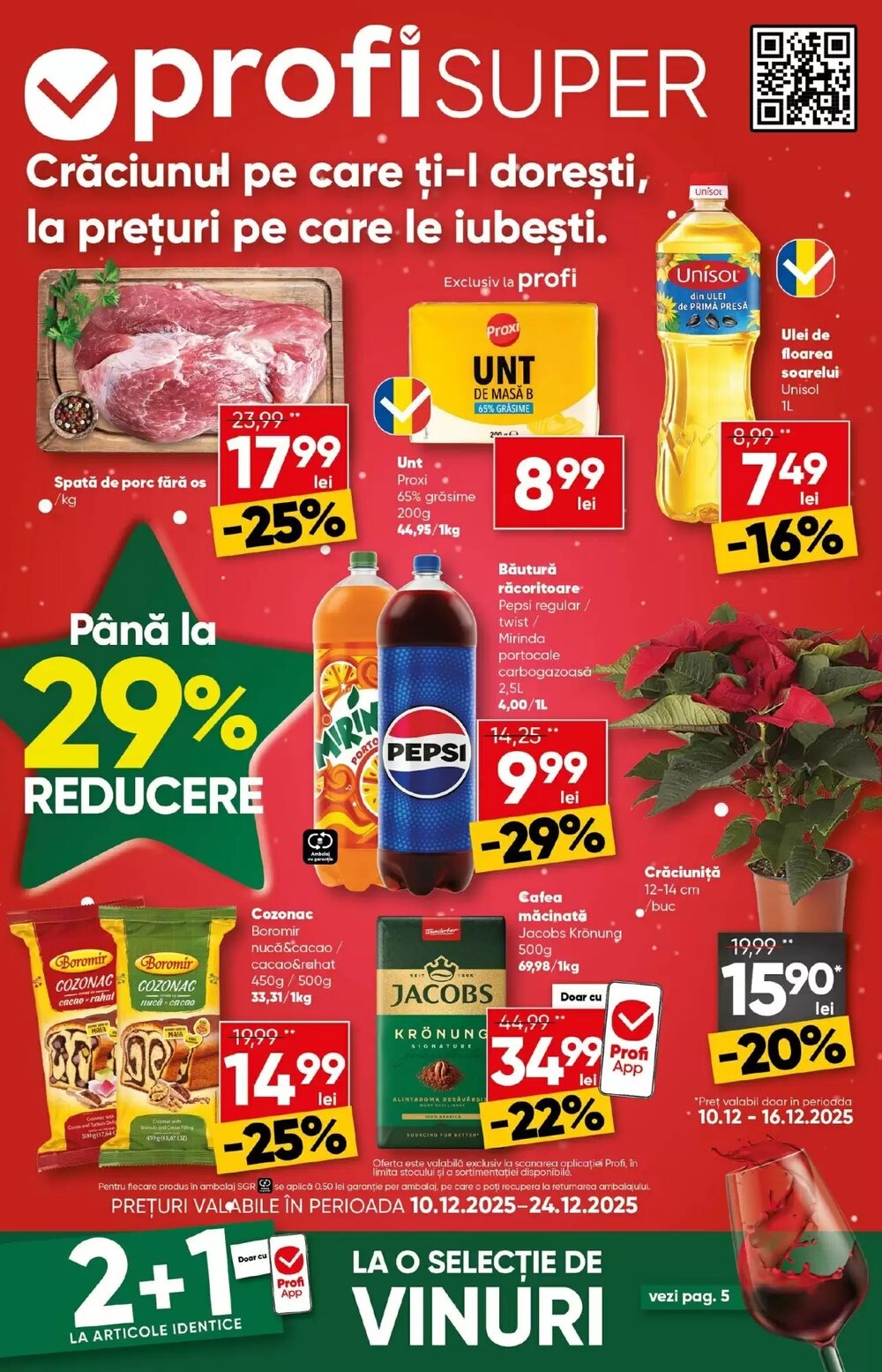 Catalogul cu oferte PROFI valabil de la 10.12.2025 - Pagina 1.