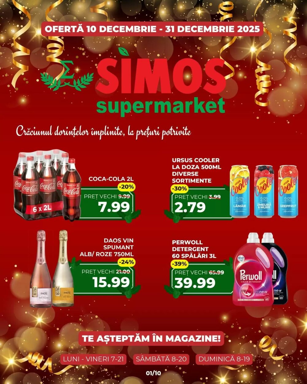 Catalogul cu oferte Simos valabil de la 10.12.2025 - Pagina 1.