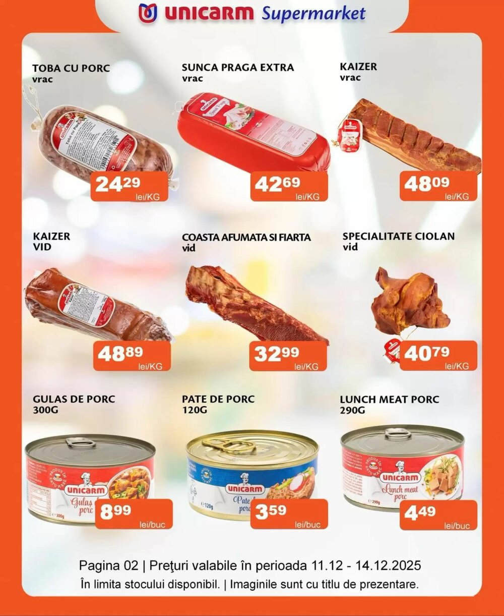 Catalogul cu oferte Unicarm valabil de la 11.12.2025 - Pagina 2.