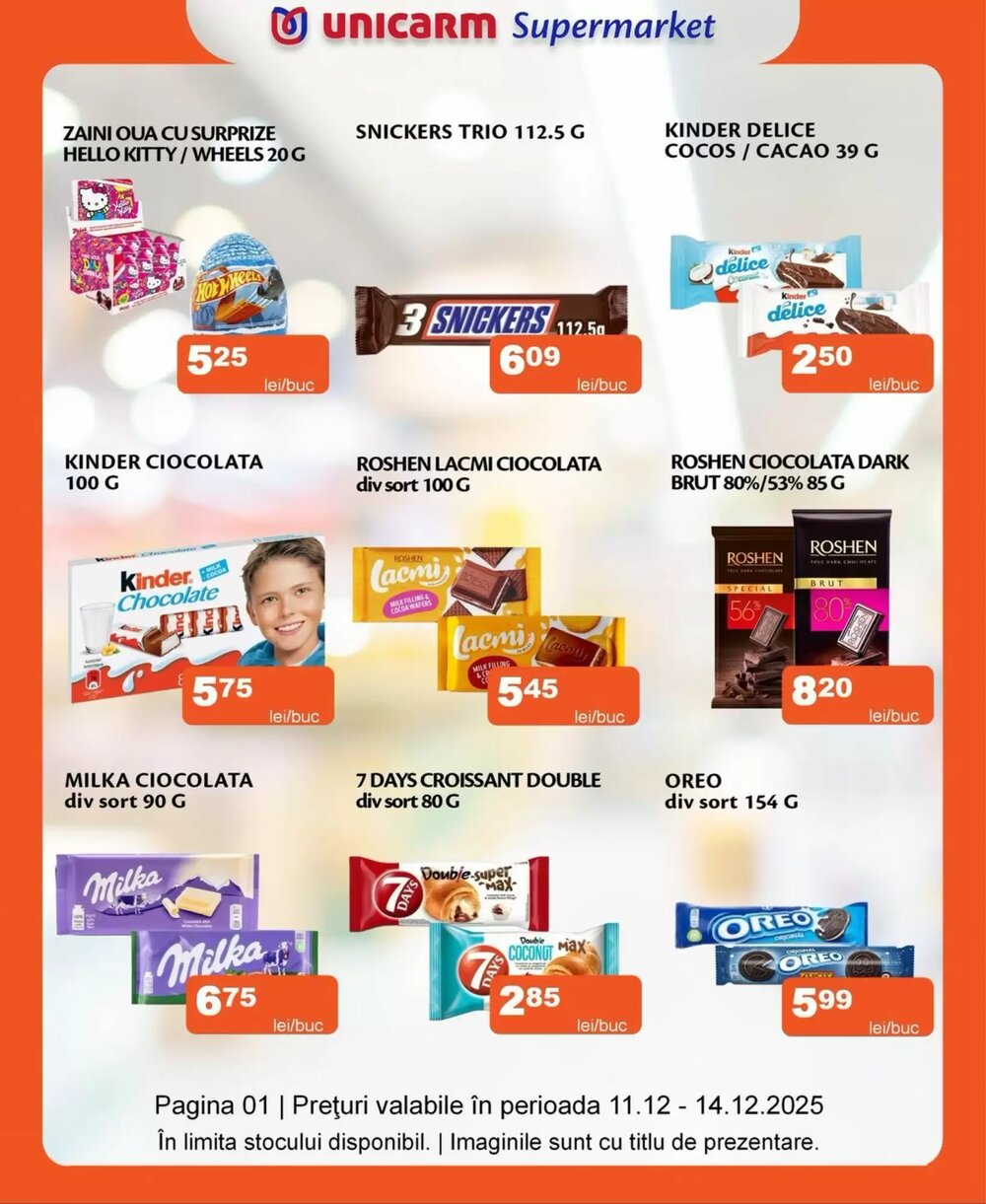 Catalogul cu oferte Unicarm valabil de la 11.12.2025 - Pagina 1.