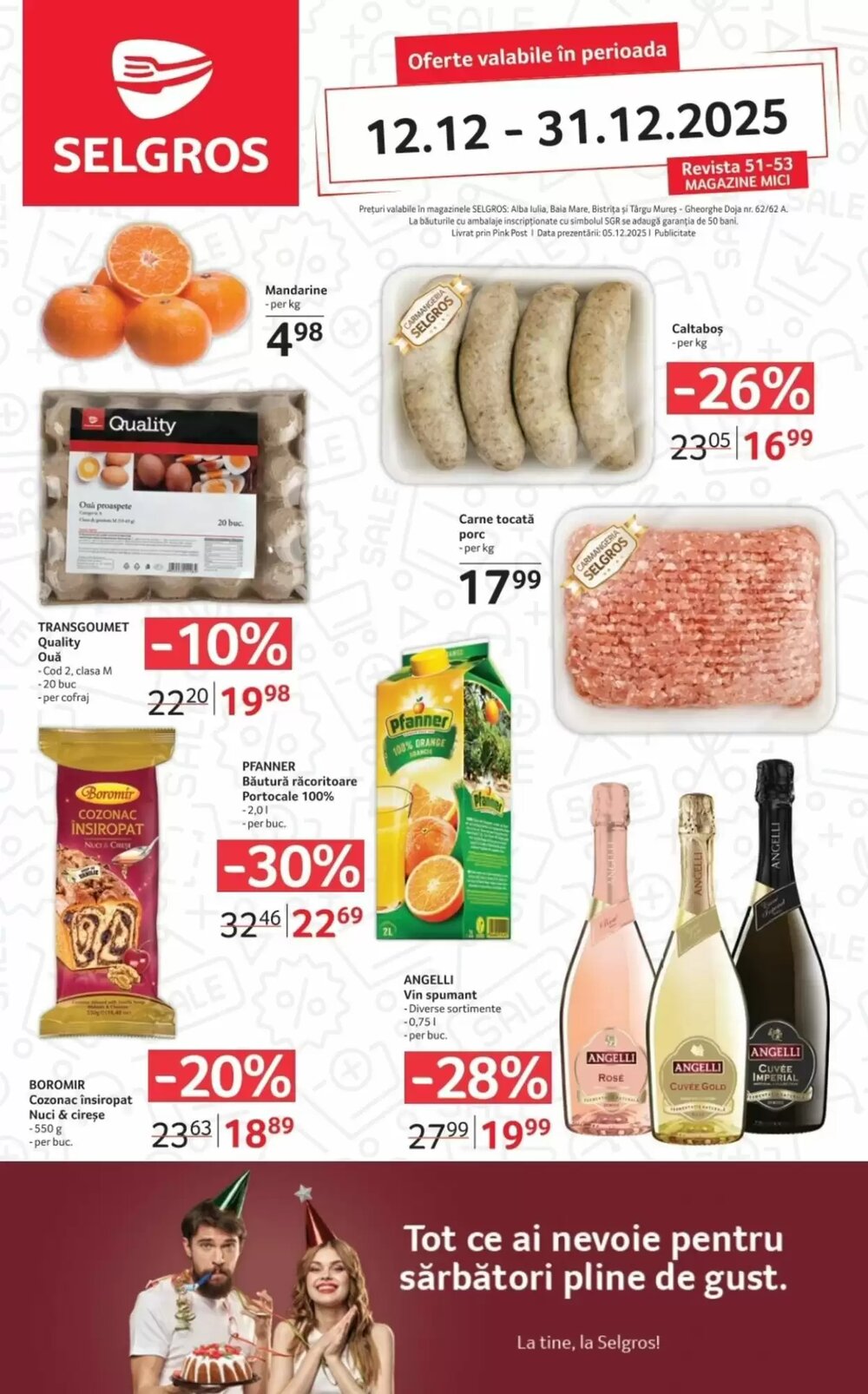 Catalogul cu oferte Selgros valabil de la 12.12.2025 - Pagina 1.
