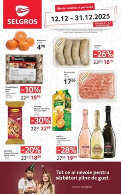 Catalogul cu oferte Selgros valabil de la 12.12.2025