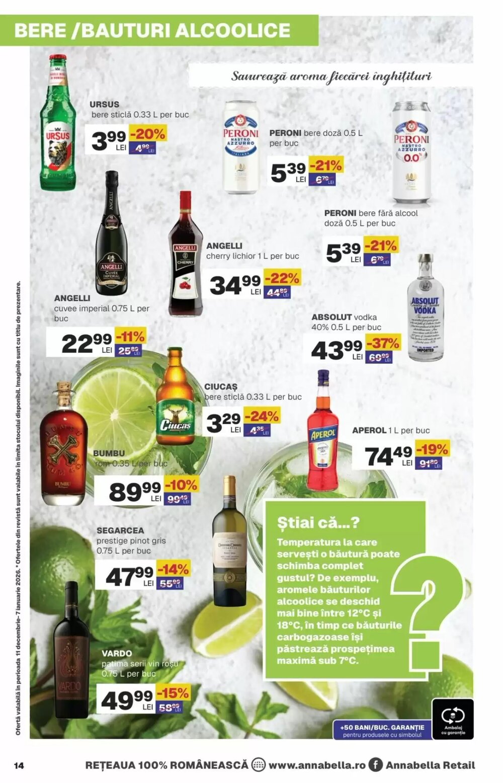 Catalogul cu oferte Annabella valabil de la 12.12.2025 - Pagina 14.
