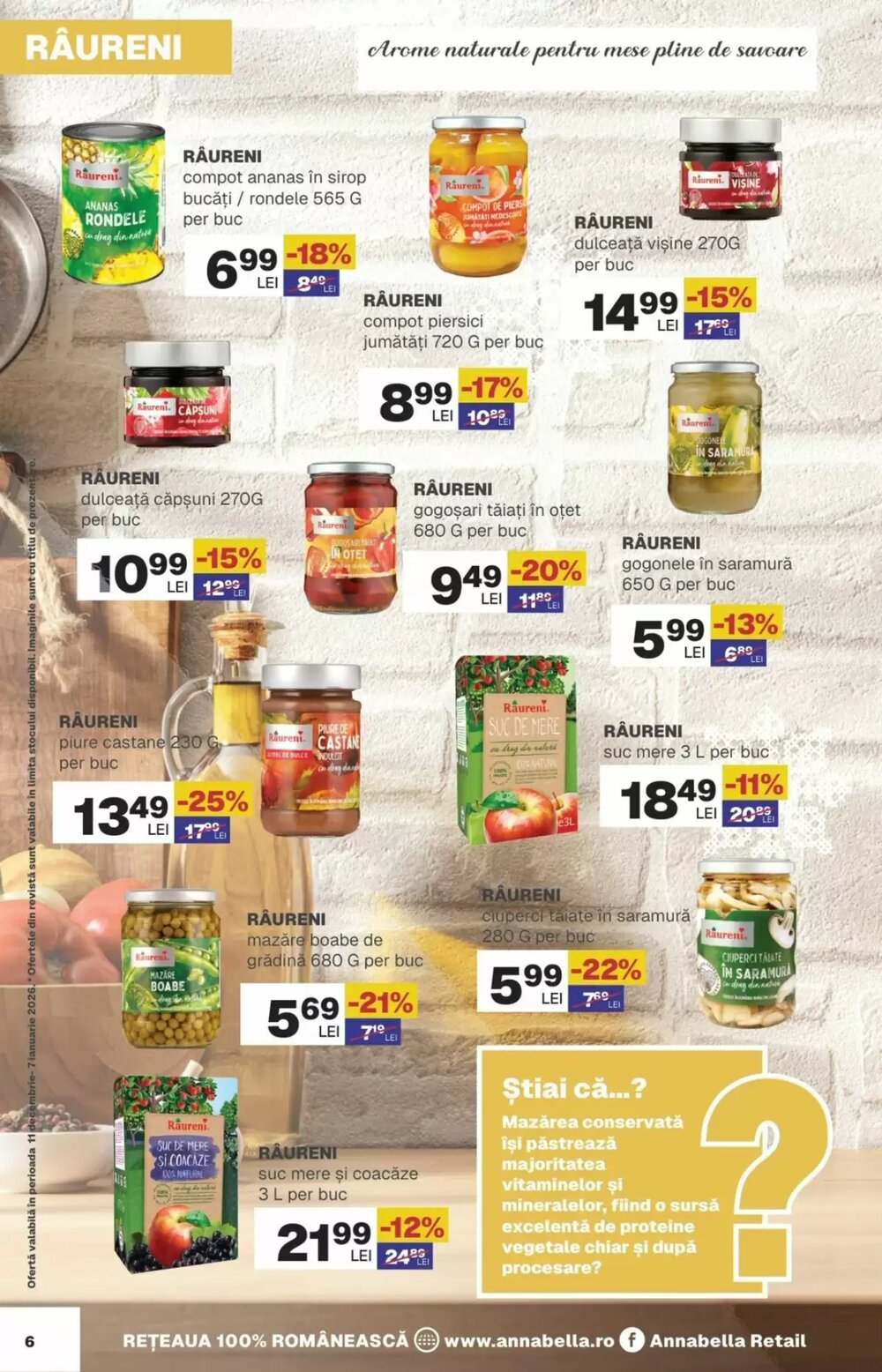 Catalogul cu oferte Annabella valabil de la 12.12.2025 - Pagina 6.