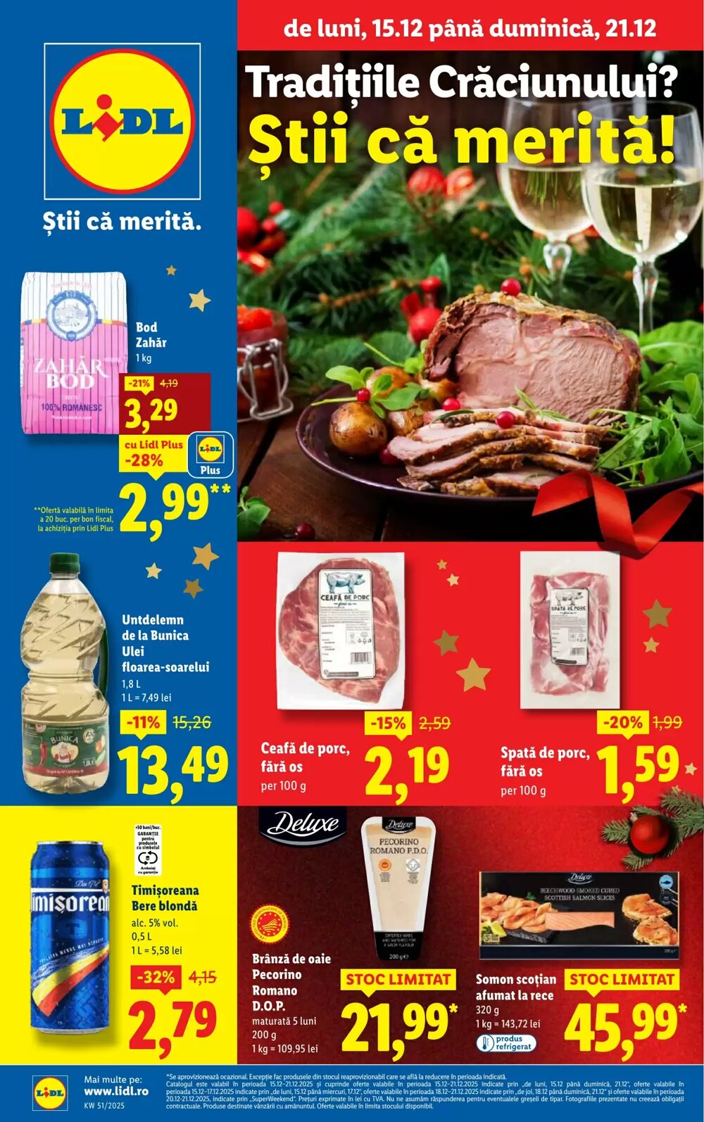 Catalogul cu oferte Lidl valabil de la 15.12.2025 - Pagina 1.