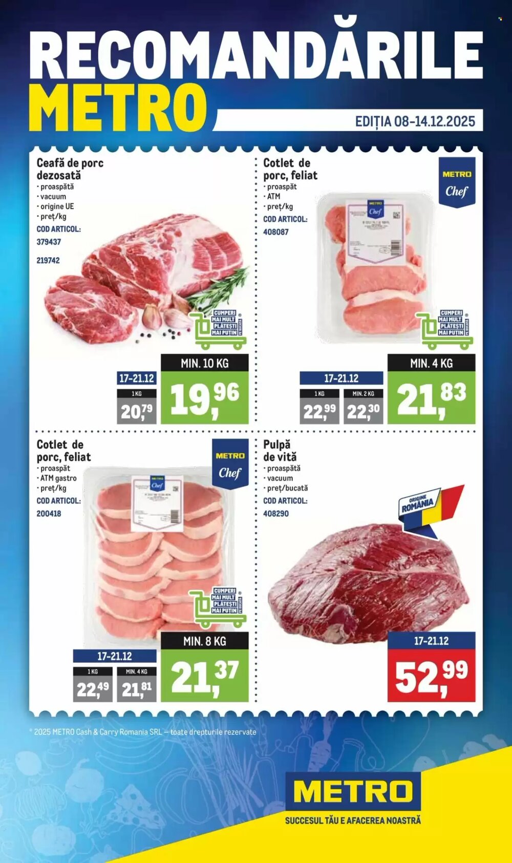 Catalogul cu oferte Metro valabil de la 15.12.2025 - Pagina 1.