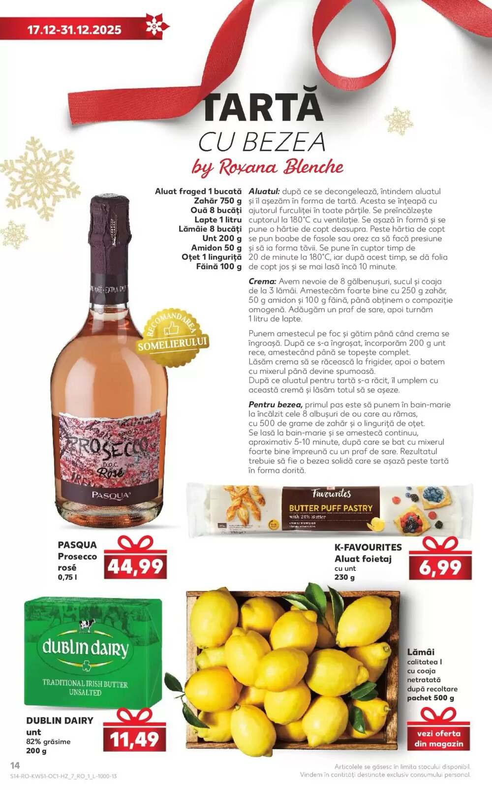 Catalogul cu oferte Kaufland valabil de la 16.12.2025 - Pagina 14.