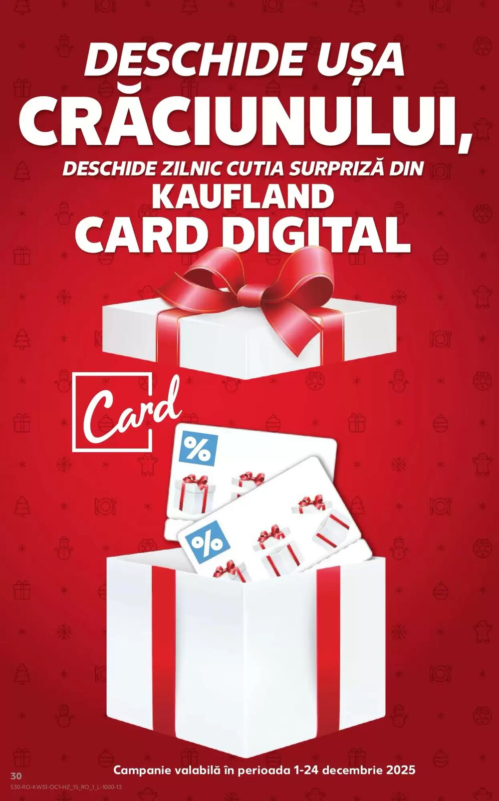 Catalogul cu oferte Kaufland valabil de la 16.12.2025 - Pagina 30.