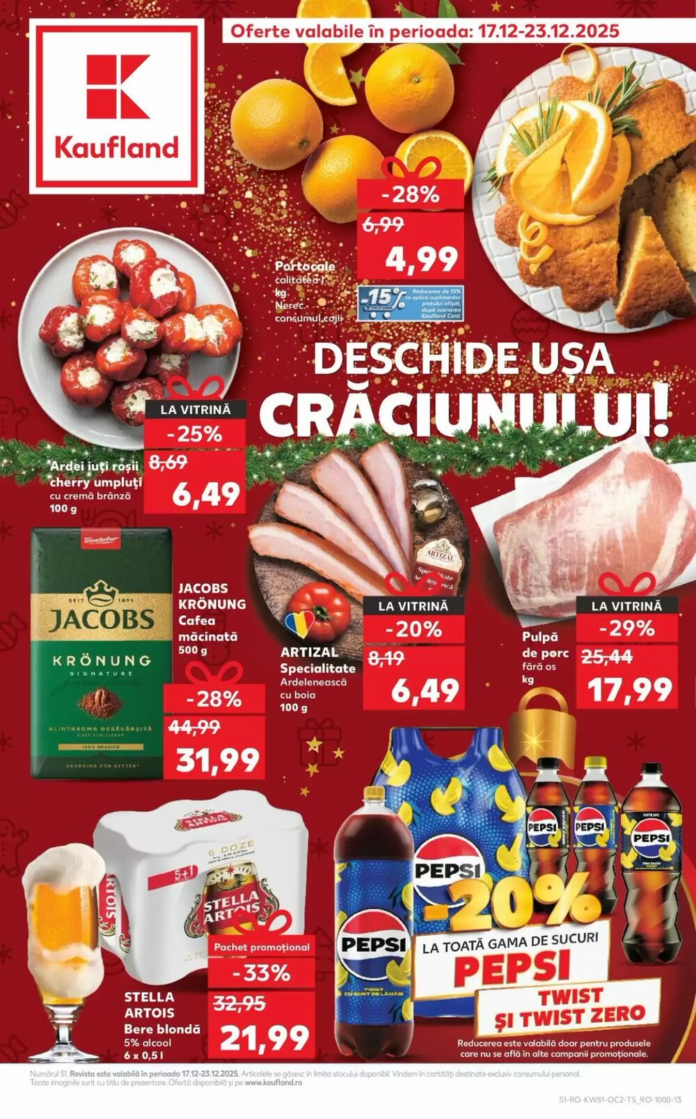 Catalogul cu oferte Kaufland valabil de la 17.12.2025 - Pagina 1.