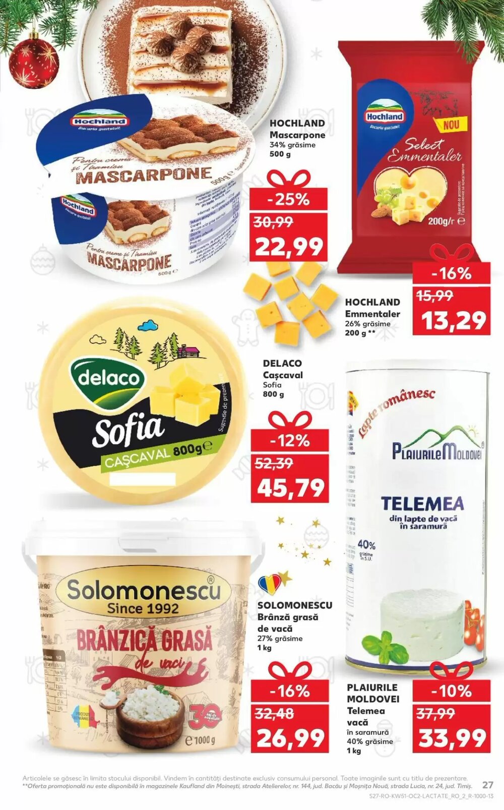 Catalogul cu oferte Kaufland valabil de la 17.12.2025 - Pagina 27.