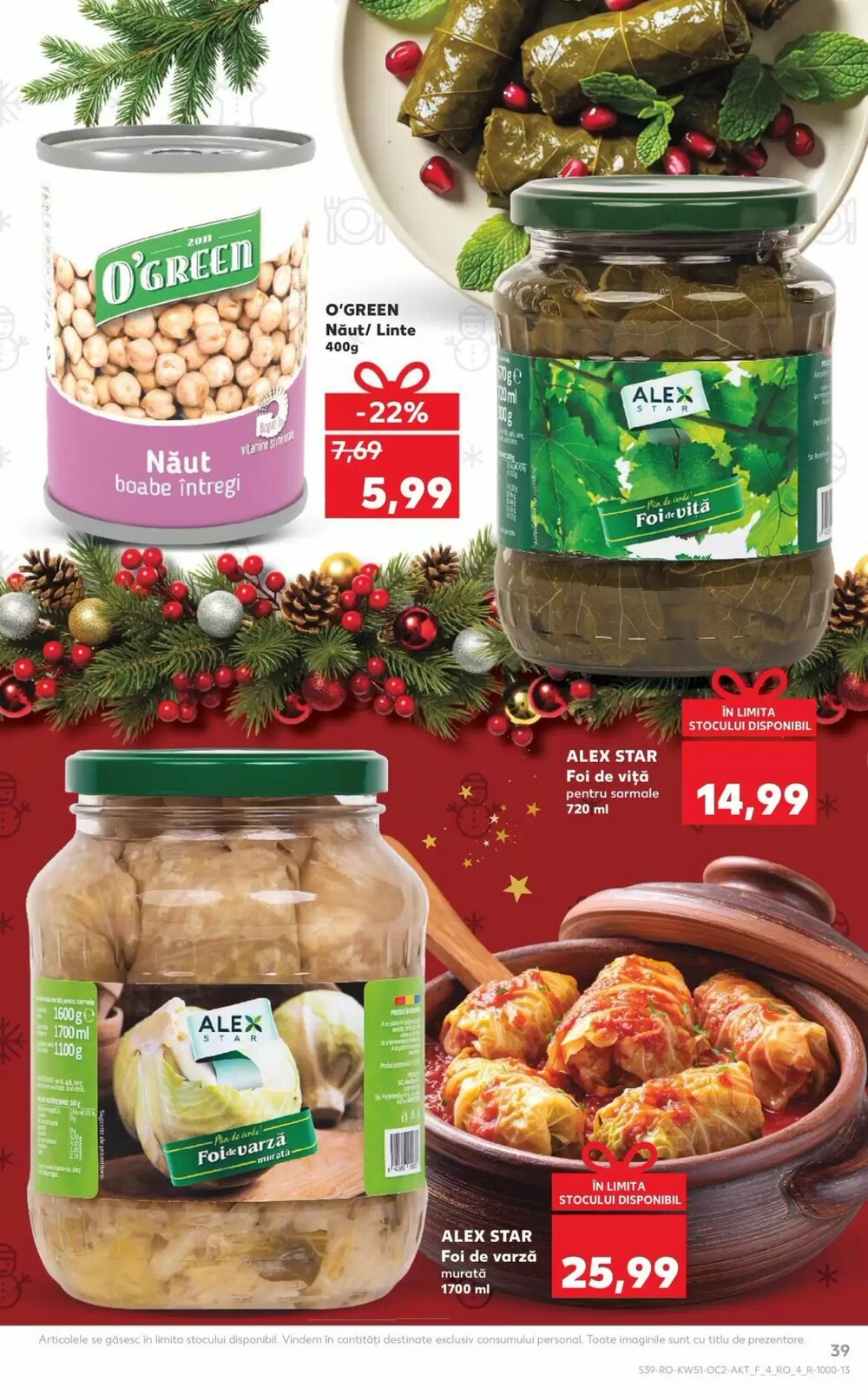 Catalogul cu oferte Kaufland valabil de la 17.12.2025 - Pagina 39.