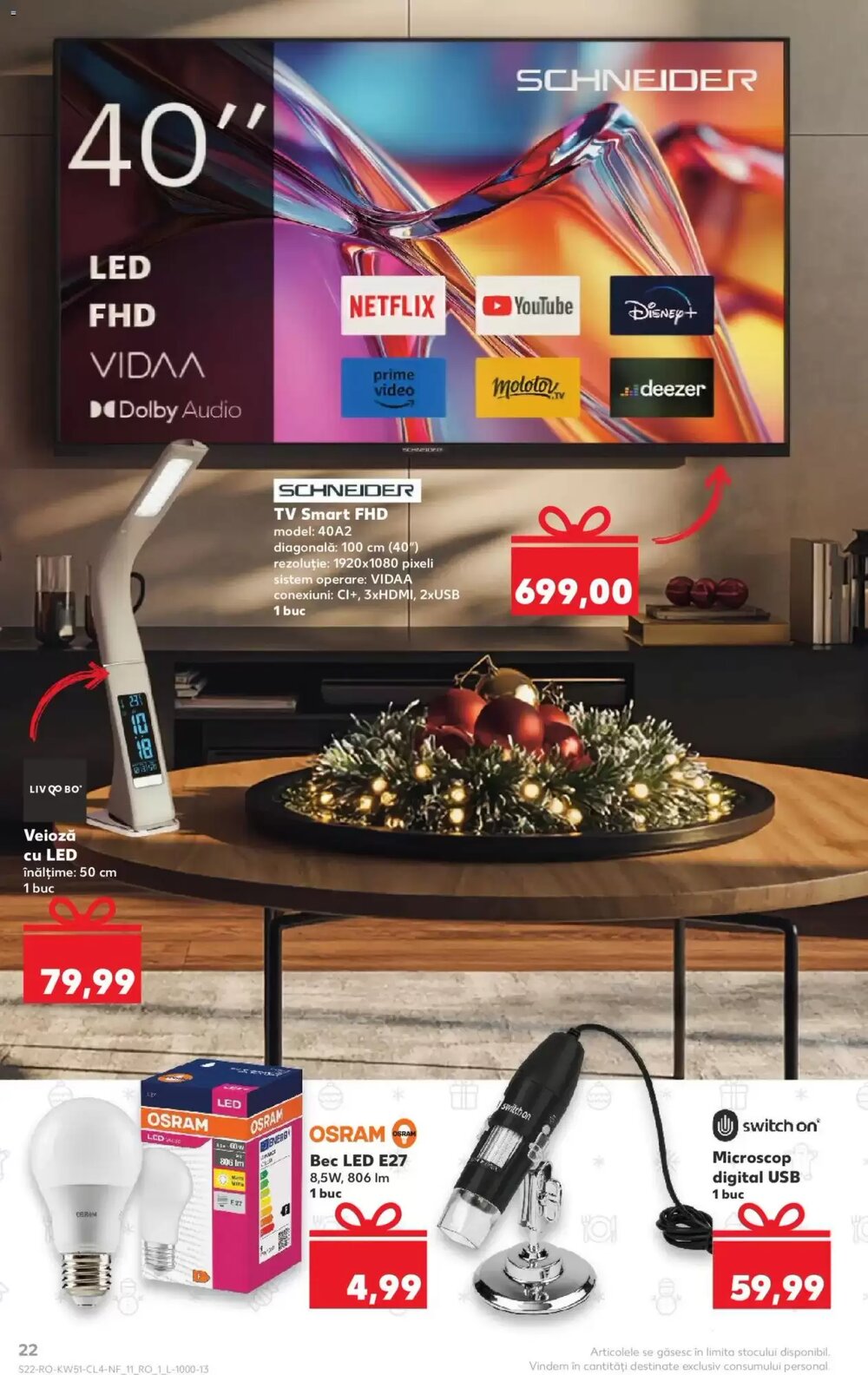 Catalogul cu oferte Kaufland valabil de la 17.12.2025 - Pagina 22.