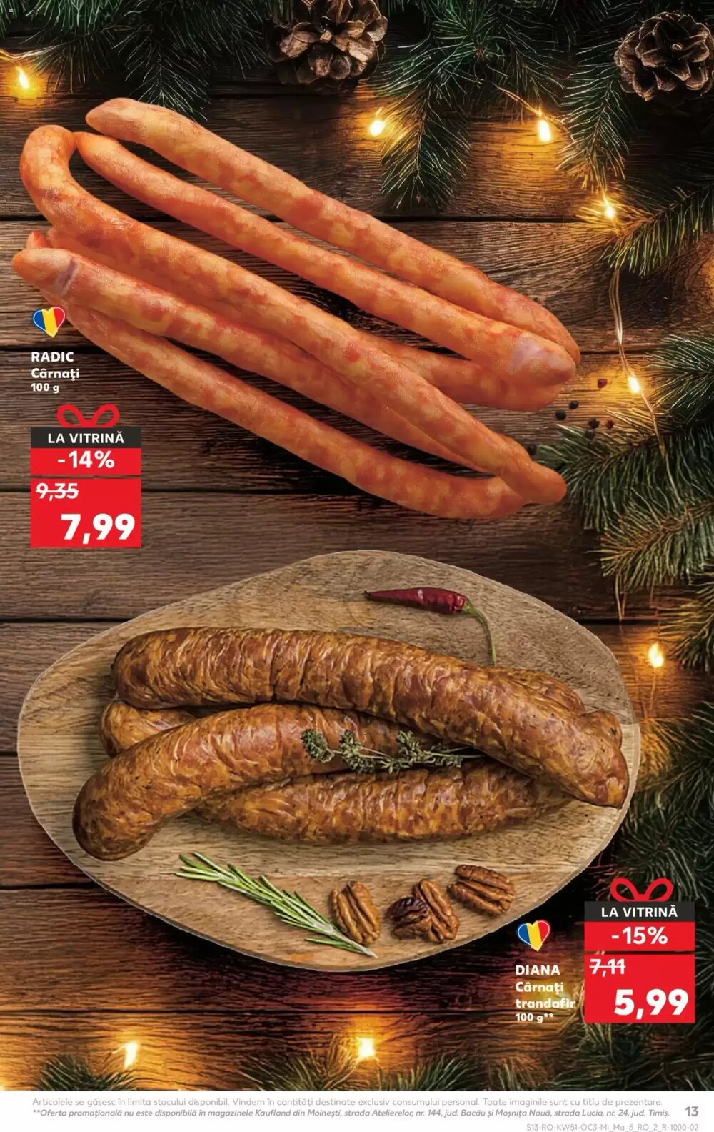Catalogul cu oferte Kaufland valabil de la 17.12.2025 - Pagina 13.