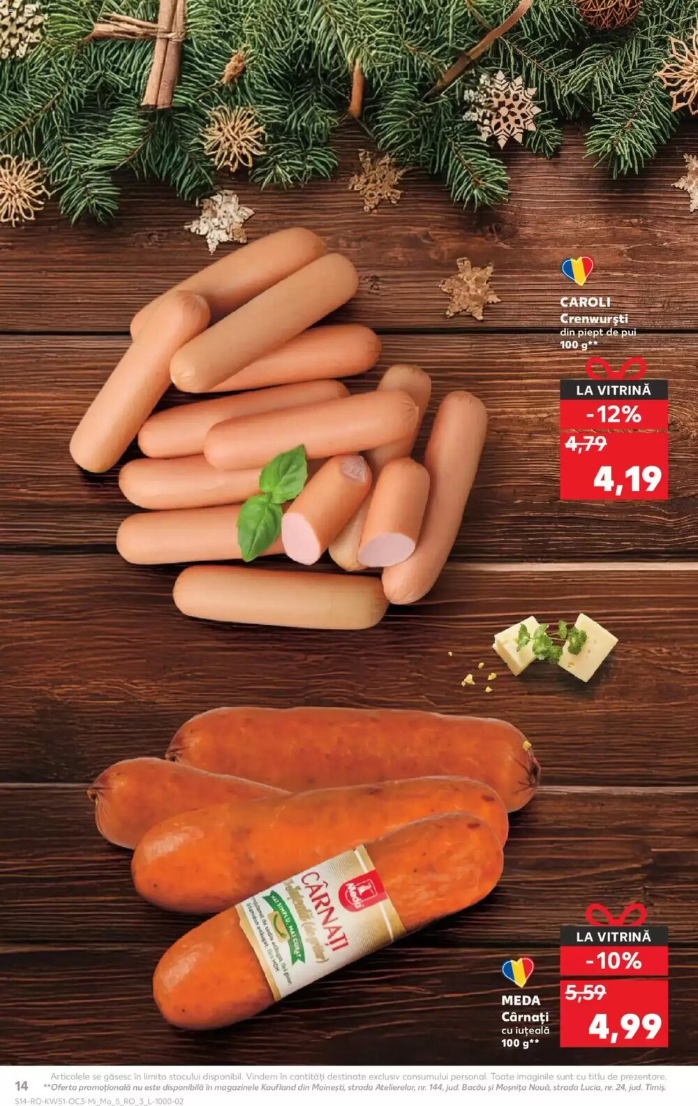 Catalogul cu oferte Kaufland valabil de la 17.12.2025 - Pagina 14.