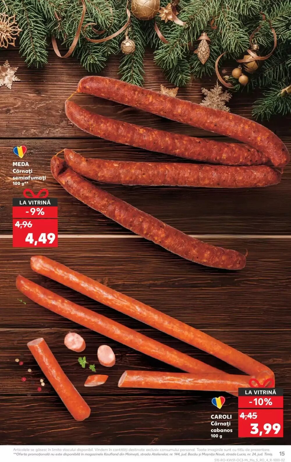 Catalogul cu oferte Kaufland valabil de la 17.12.2025 - Pagina 15.