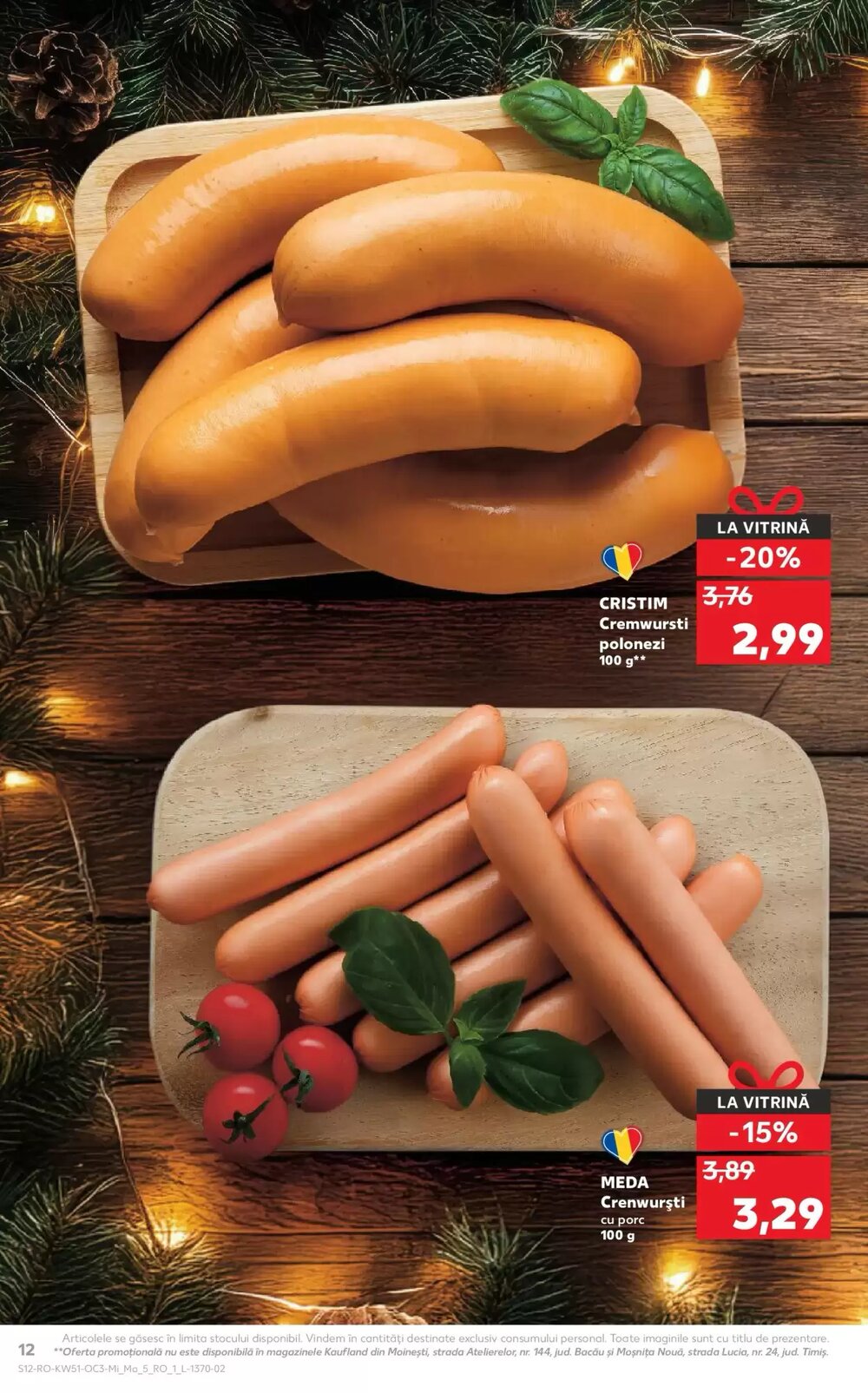 Catalogul cu oferte Kaufland valabil de la 17.12.2025 - Pagina 12.