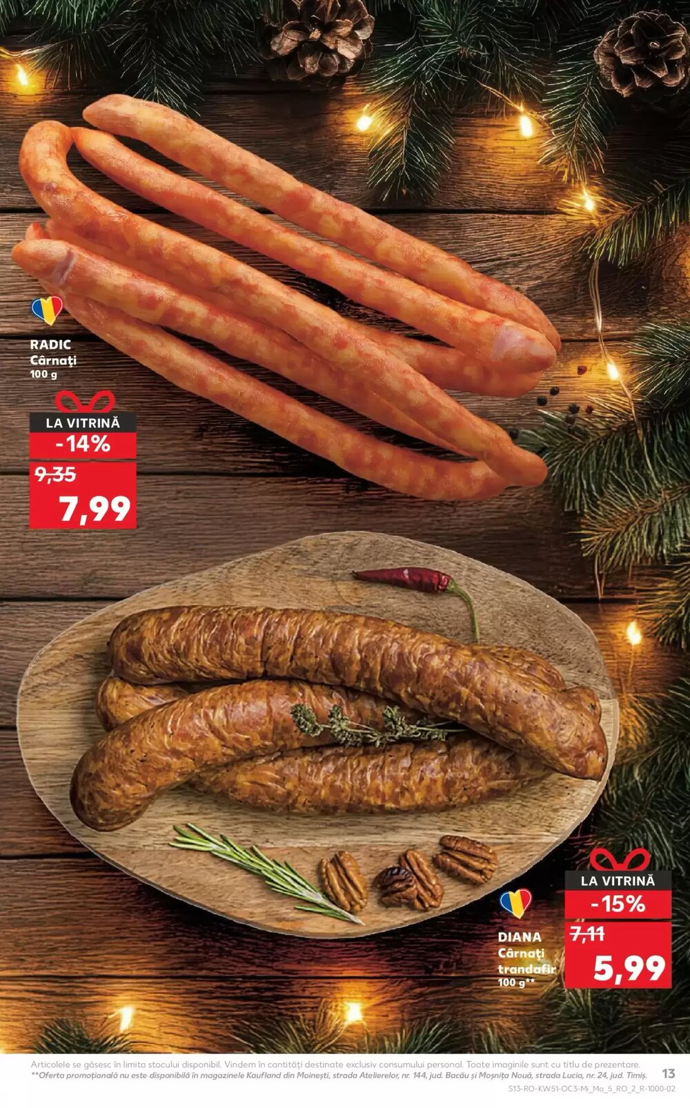 Catalogul cu oferte Kaufland valabil de la 17.12.2025 - Pagina 13.