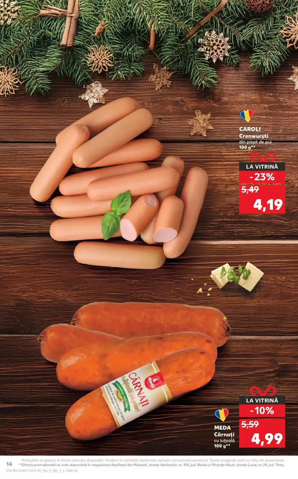 Catalogul cu oferte Kaufland valabil de la 17.12.2025 - Pagina 14.
