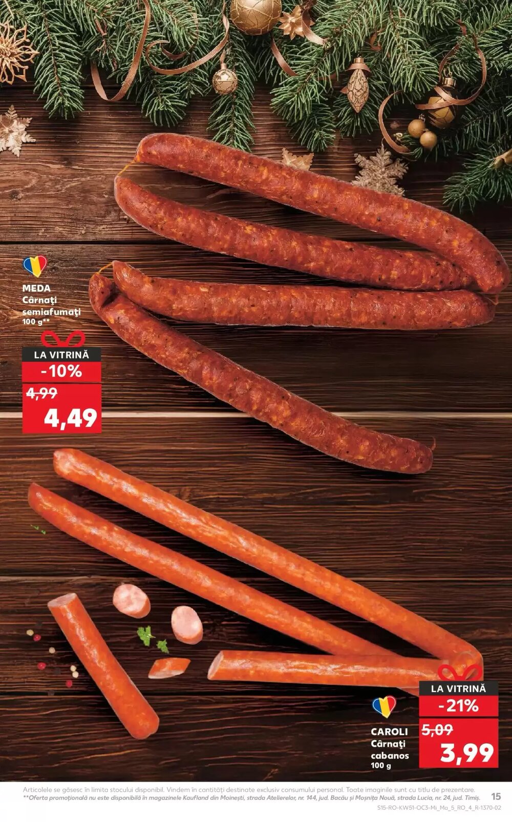 Catalogul cu oferte Kaufland valabil de la 17.12.2025 - Pagina 15.