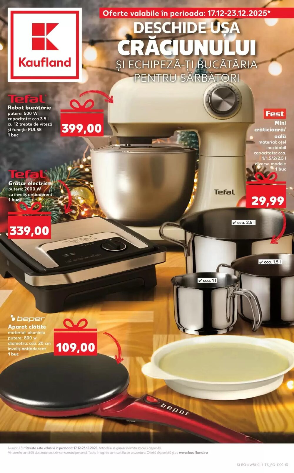 Catalogul cu oferte Kaufland valabil de la 17.12.2025 - Pagina 1.