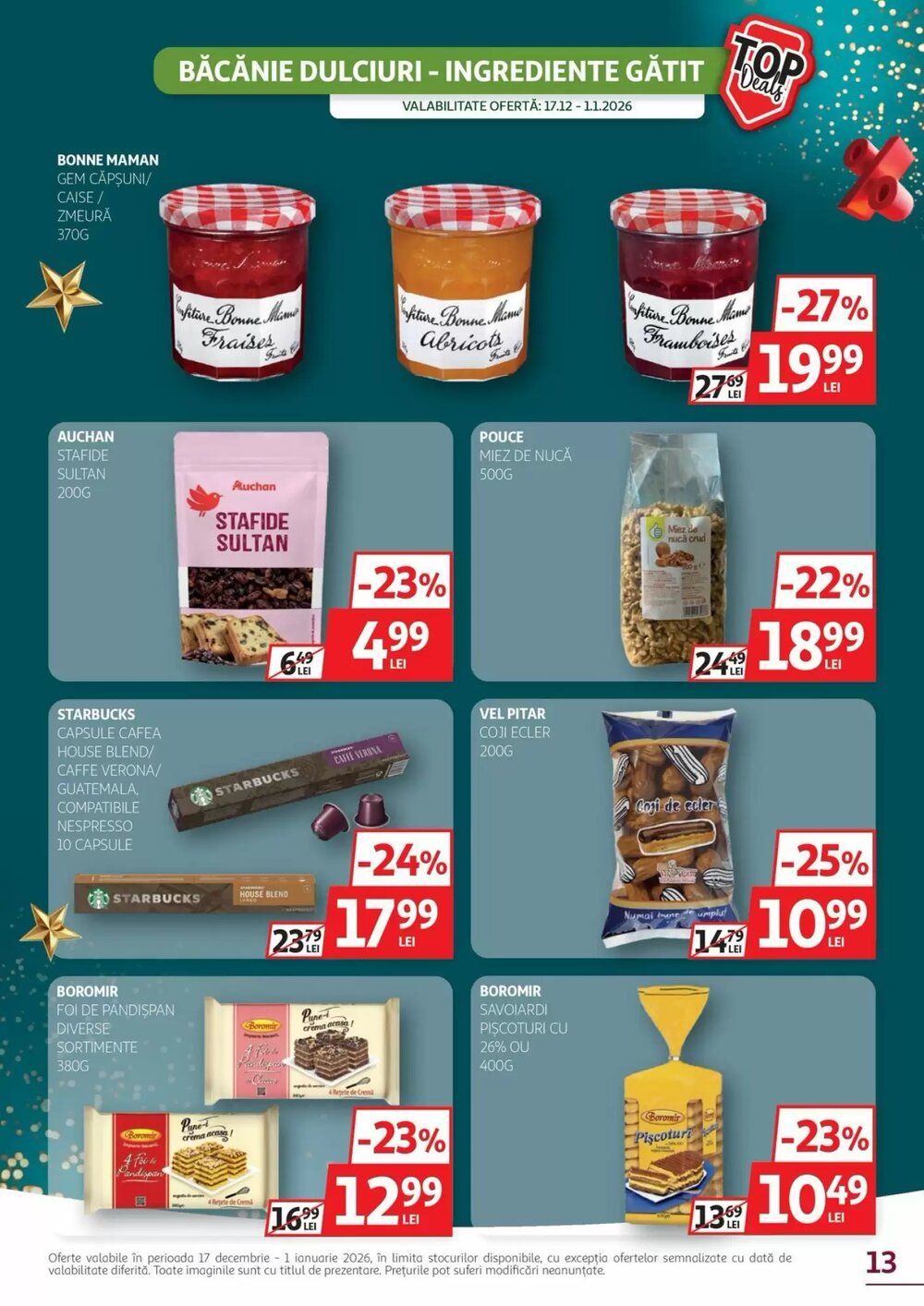 Catalogul cu oferte Auchan valabil de la 17.12.2025 - Pagina 13.
