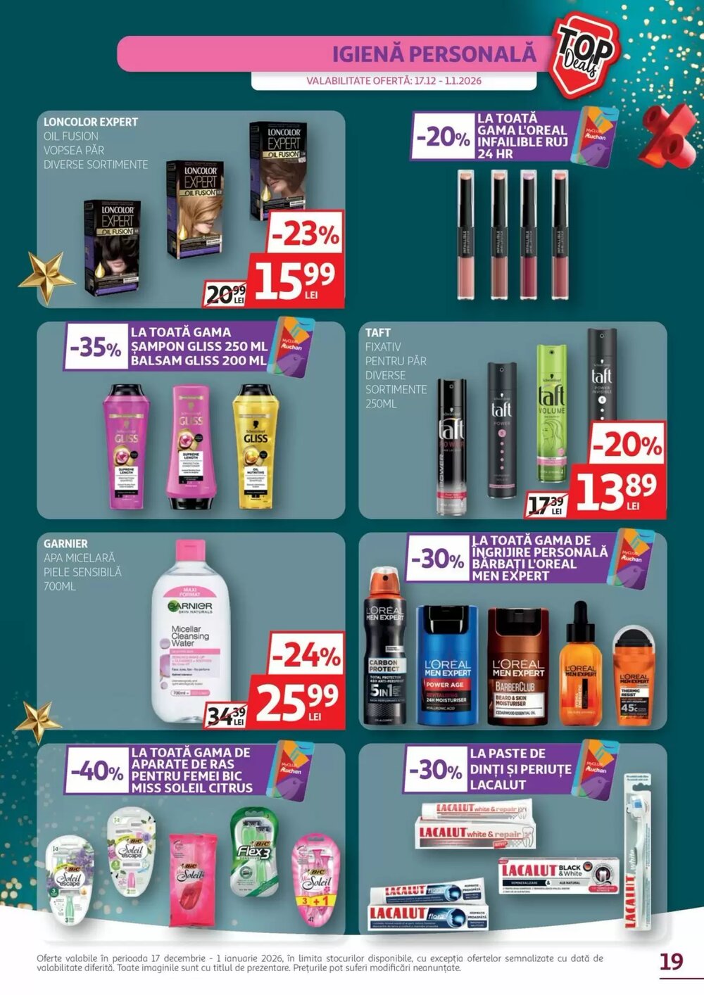 Catalogul cu oferte Auchan valabil de la 17.12.2025 - Pagina 19.