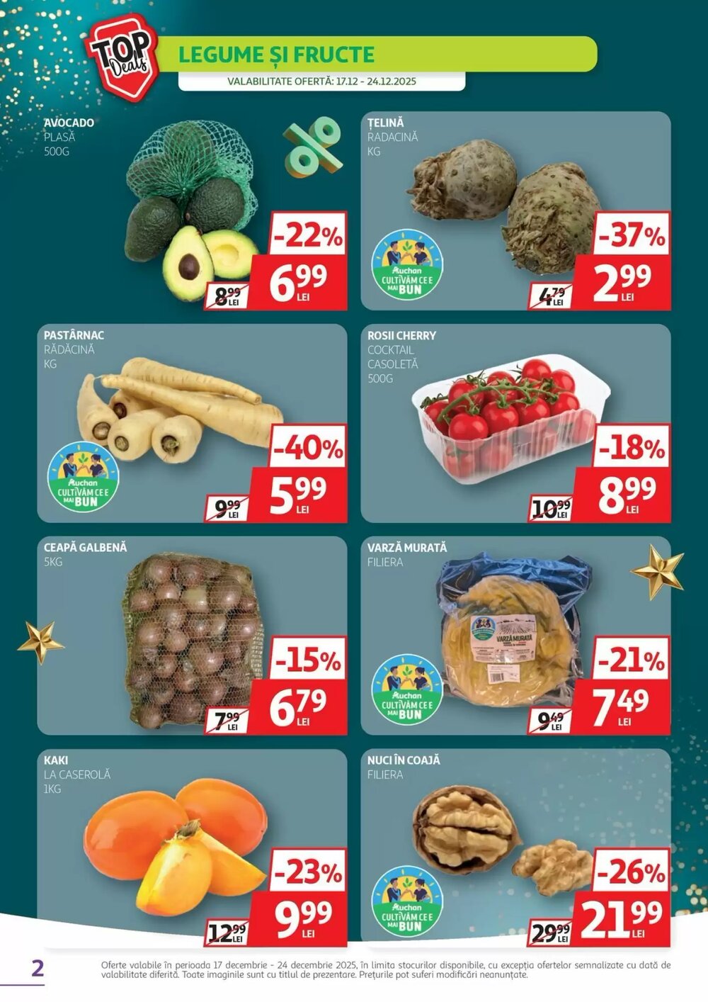 Catalogul cu oferte Auchan valabil de la 17.12.2025 - Pagina 2.