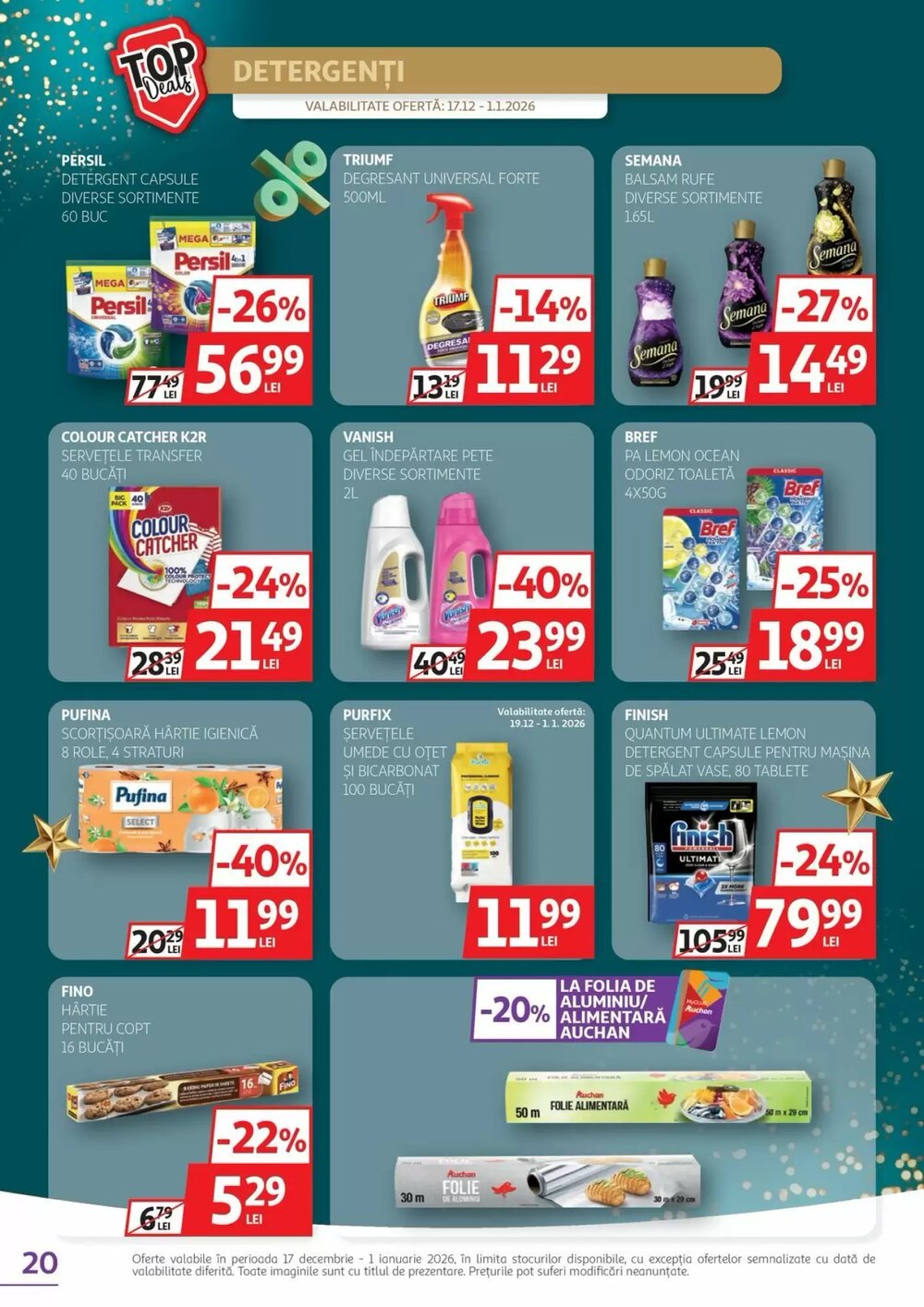 Catalogul cu oferte Auchan valabil de la 17.12.2025 - Pagina 20.
