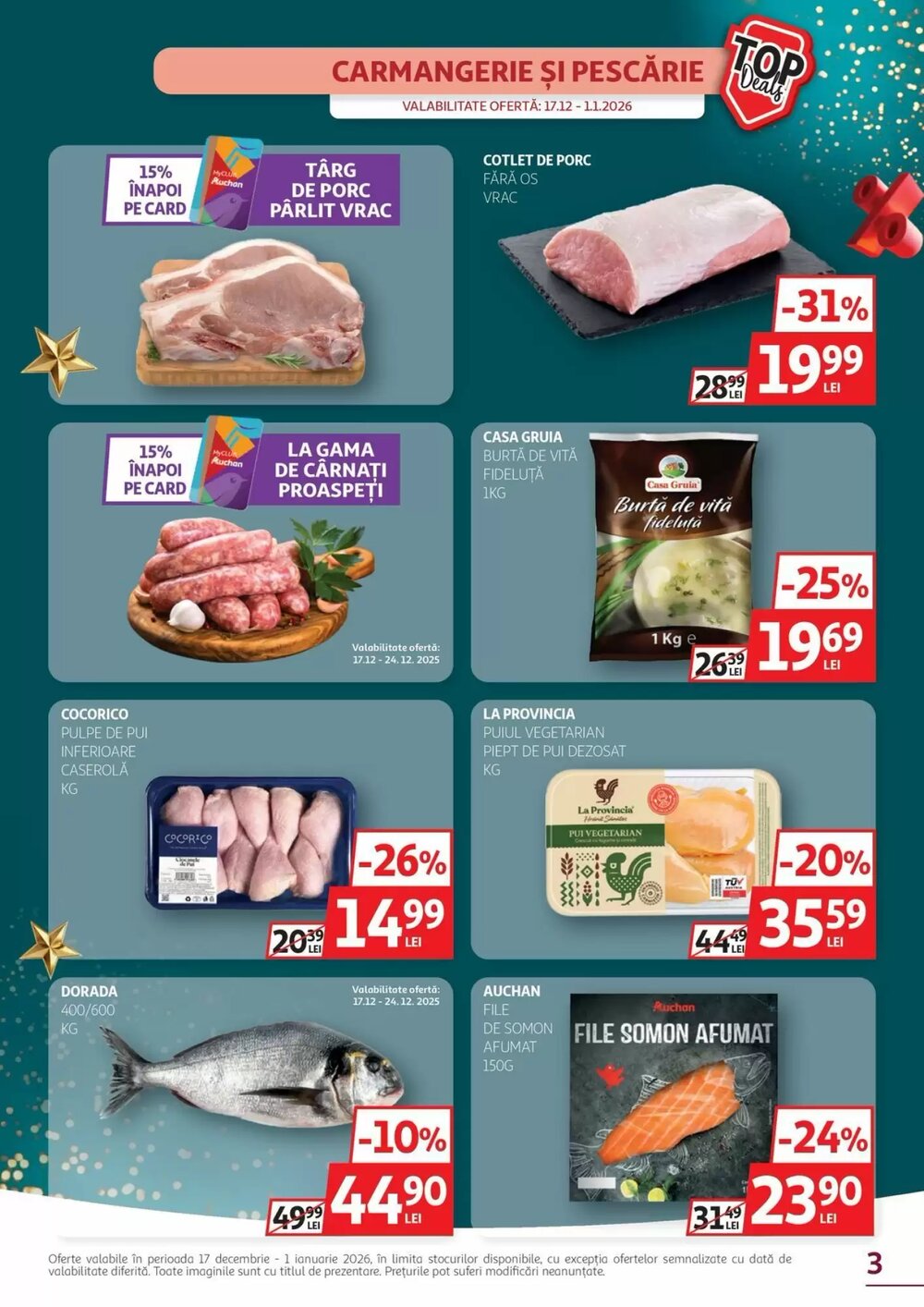 Catalogul cu oferte Auchan valabil de la 17.12.2025 - Pagina 3.