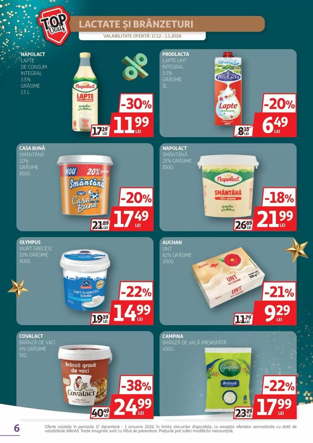 Catalogul cu oferte Auchan valabil de la 17.12.2025 - Pagina 6.