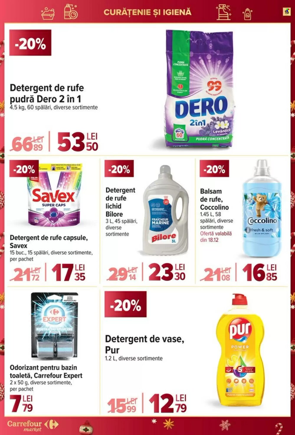 Catalogul cu oferte Carrefour Market valabil de la 17.12.2025 - Pagina 18.