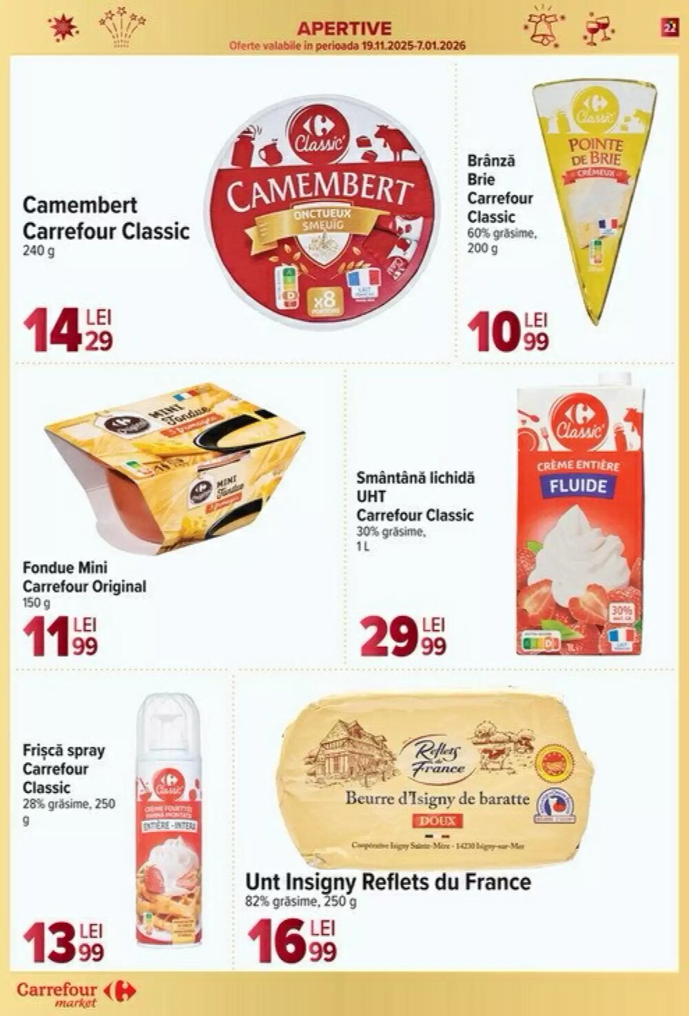 Catalogul cu oferte Carrefour Market valabil de la 17.12.2025 - Pagina 22.