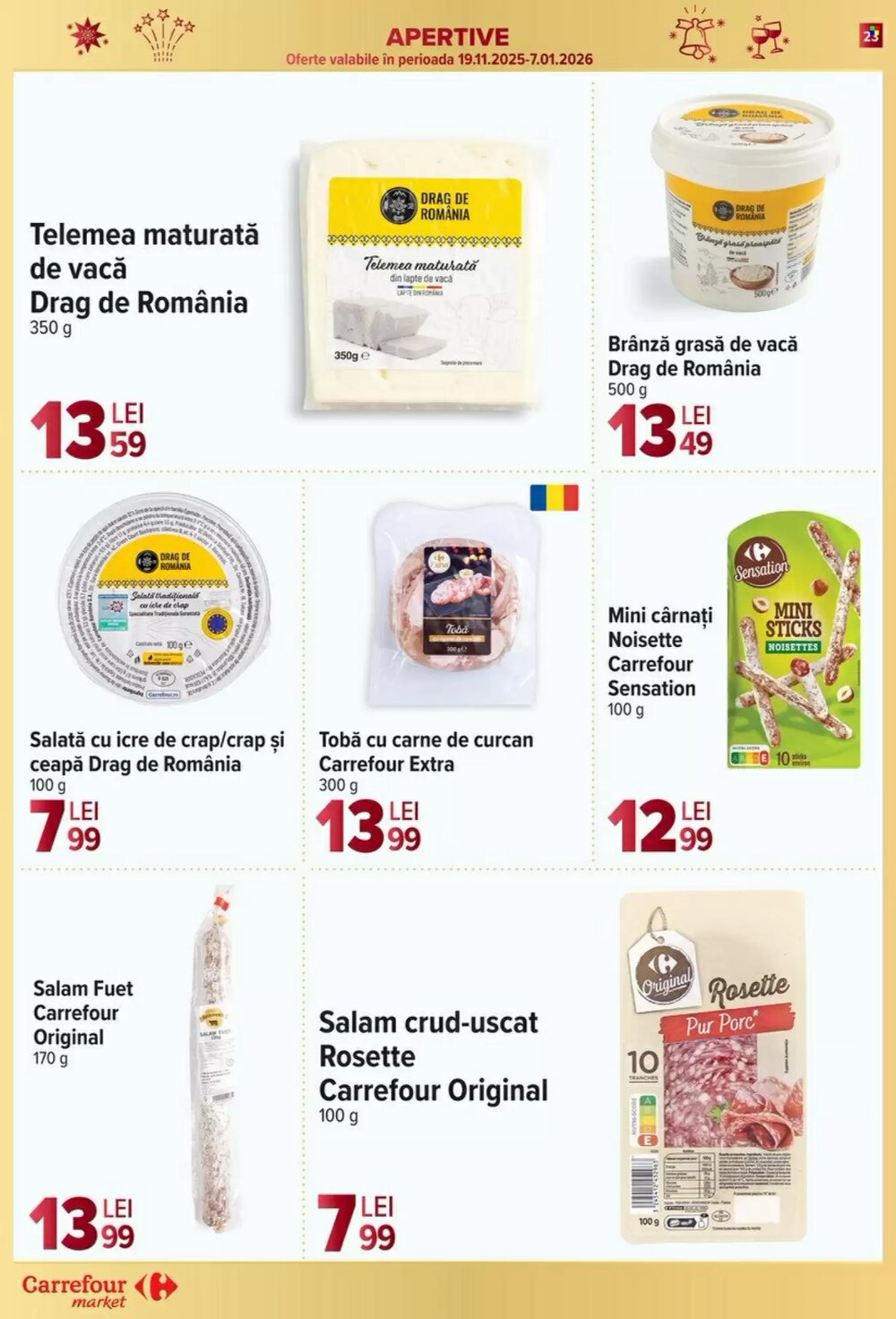 Catalogul cu oferte Carrefour Market valabil de la 17.12.2025 - Pagina 23.