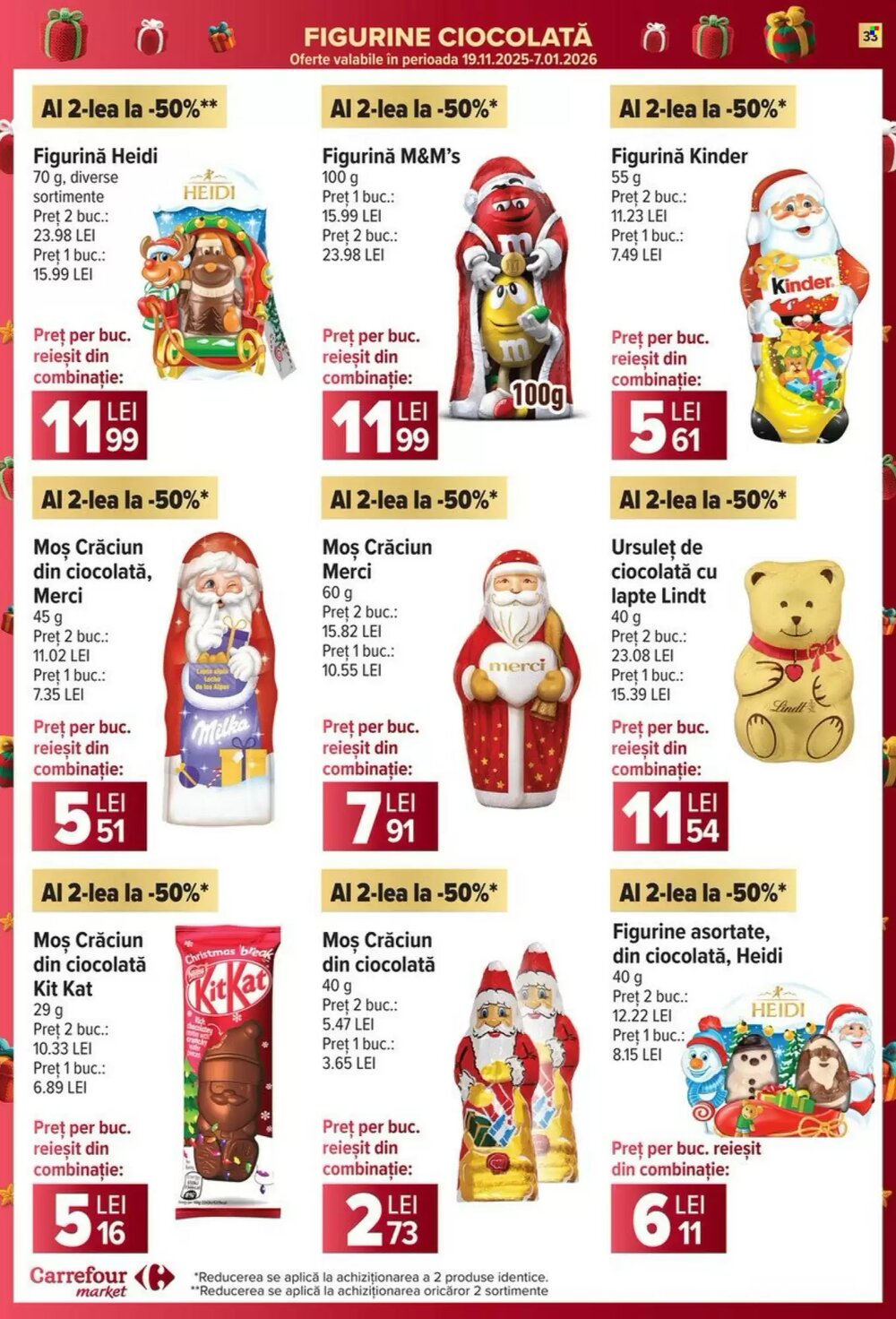 Catalogul cu oferte Carrefour Market valabil de la 17.12.2025 - Pagina 33.
