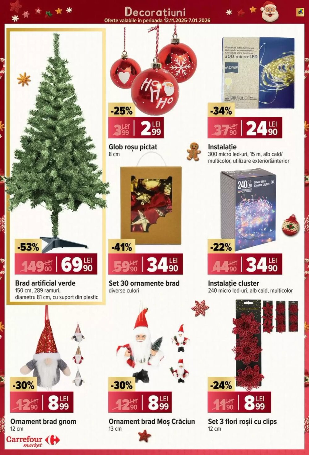 Catalogul cu oferte Carrefour Market valabil de la 17.12.2025 - Pagina 35.