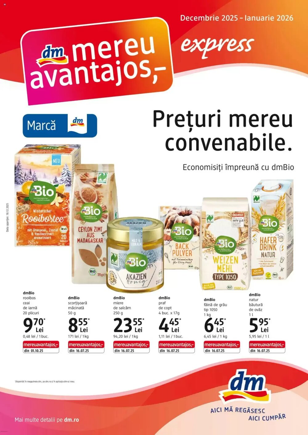 Catalogul cu oferte DM valabil de la 17.12.2025 - Pagina 1.