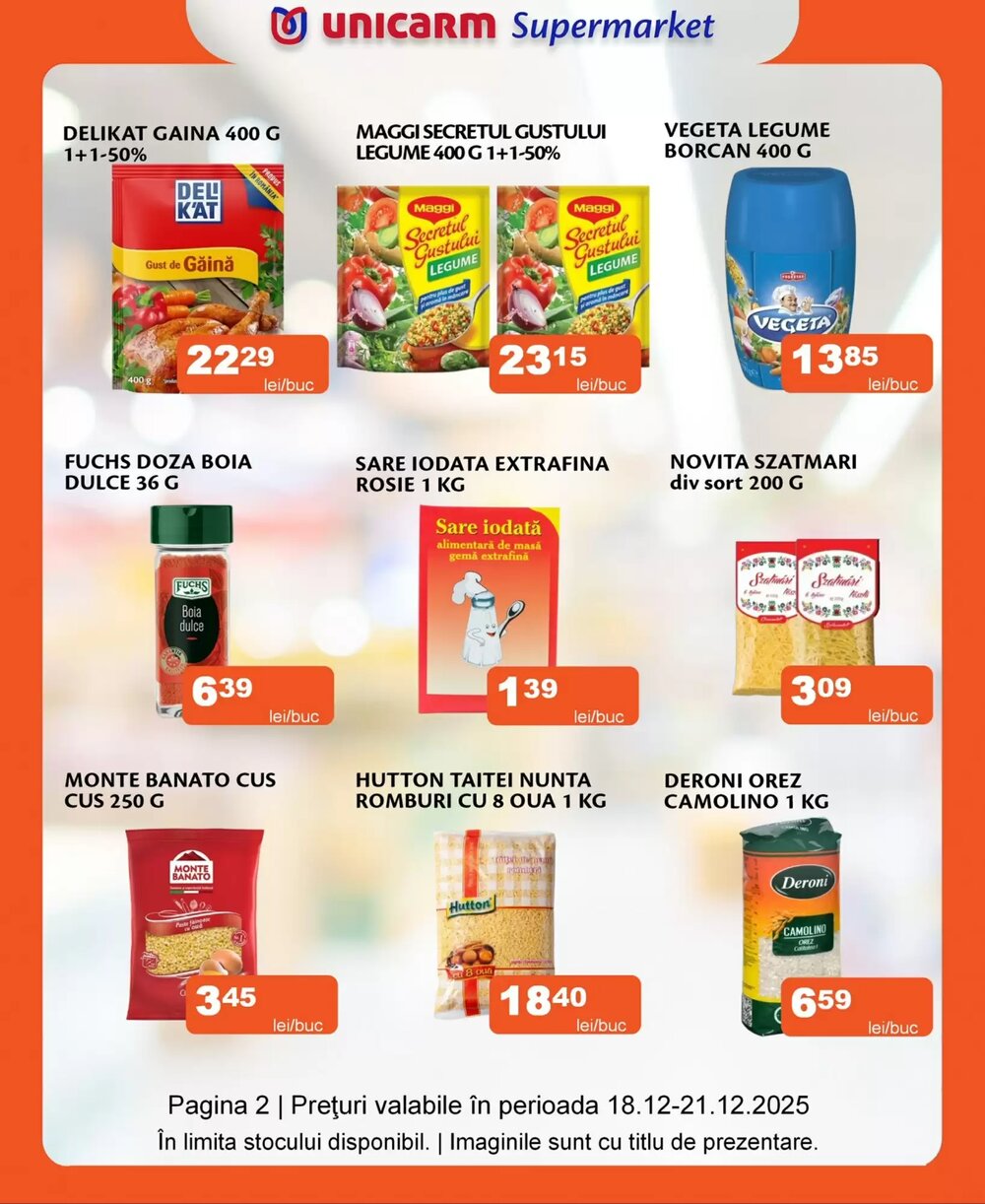 Catalogul cu oferte Unicarm valabil de la 18.12.2025 - Pagina 2.
