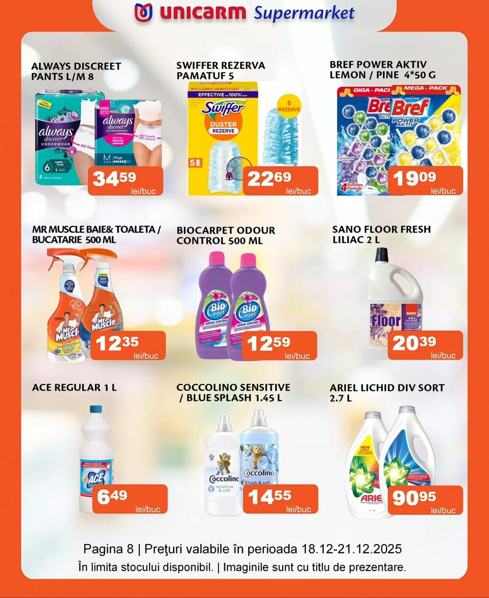 Catalogul cu oferte Unicarm valabil de la 18.12.2025 - Pagina 8.