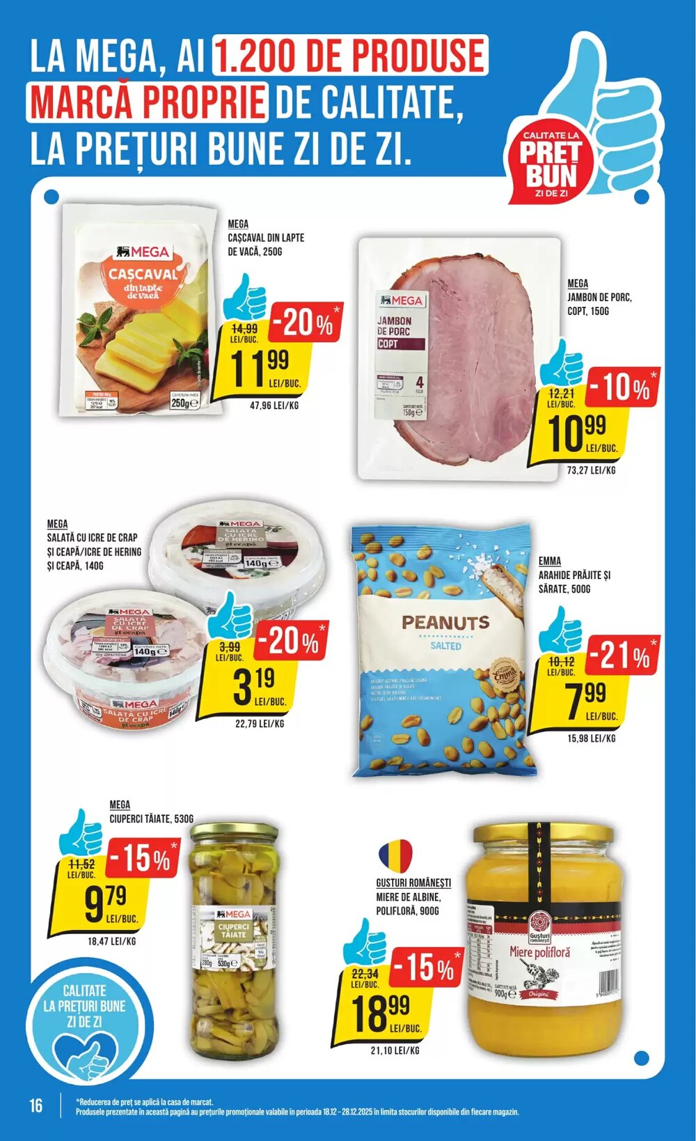 Catalogul cu oferte Mega Image valabil de la 18.12.2025 - Pagina 16.