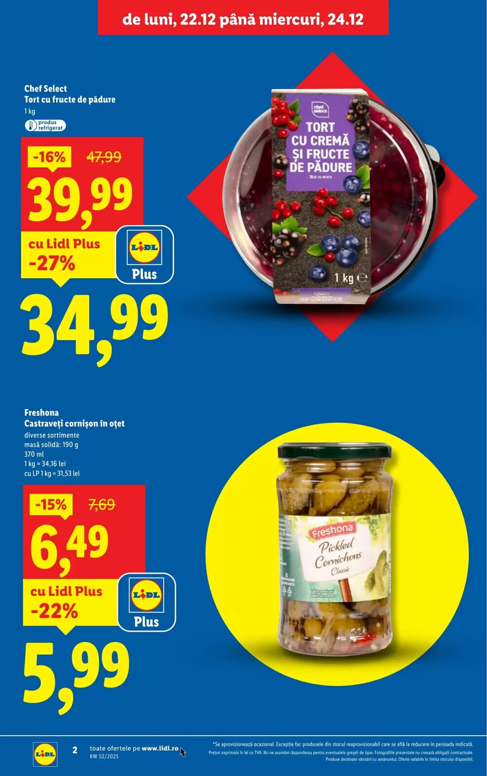 Catalogul cu oferte Lidl valabil de la 22.12.2025 - Pagina 2.