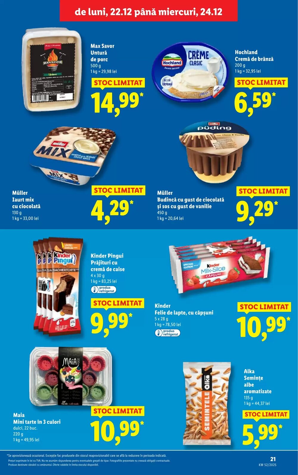 Catalogul cu oferte Lidl valabil de la 22.12.2025 - Pagina 21.