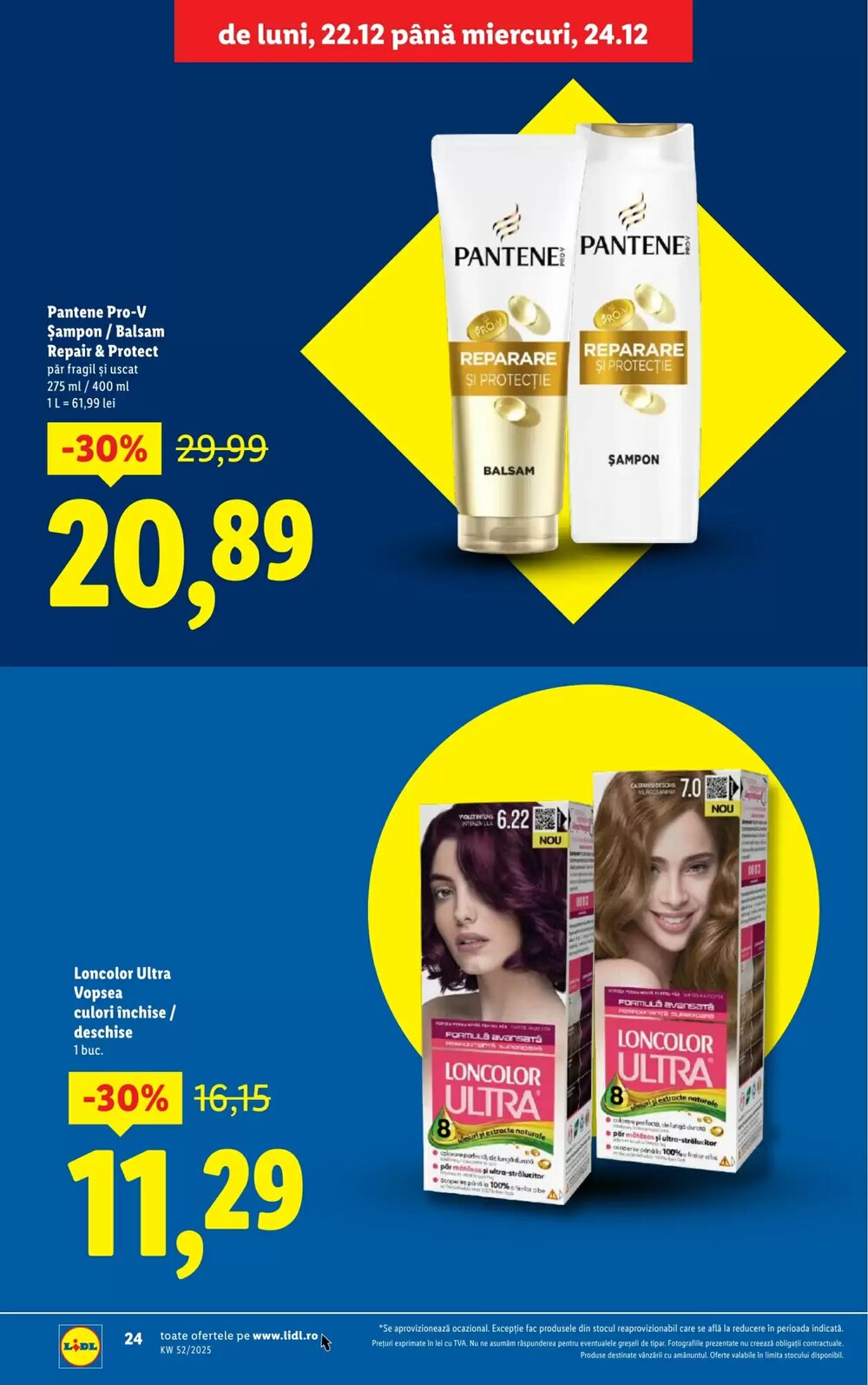 Catalogul cu oferte Lidl valabil de la 22.12.2025 - Pagina 24.