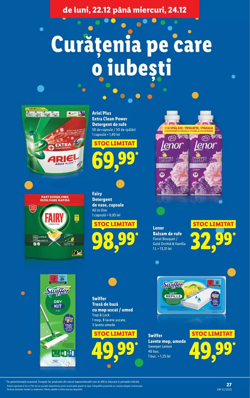 Catalogul cu oferte Lidl valabil de la 22.12.2025 - Pagina 27.