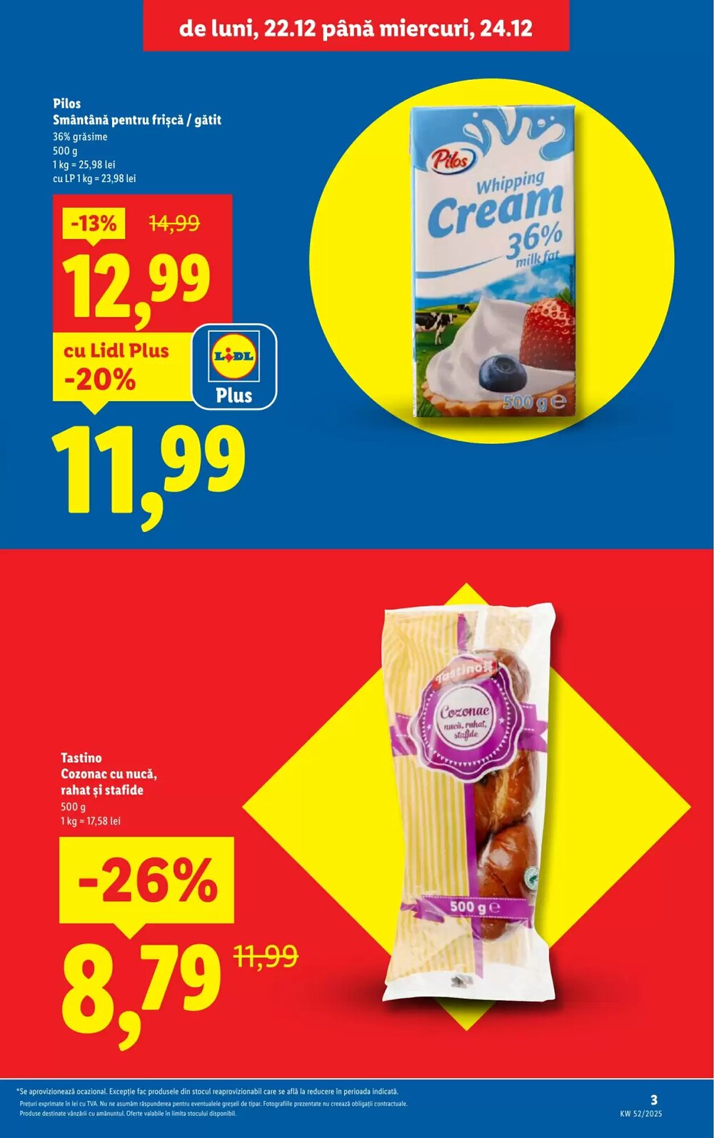 Catalogul cu oferte Lidl valabil de la 22.12.2025 - Pagina 3.