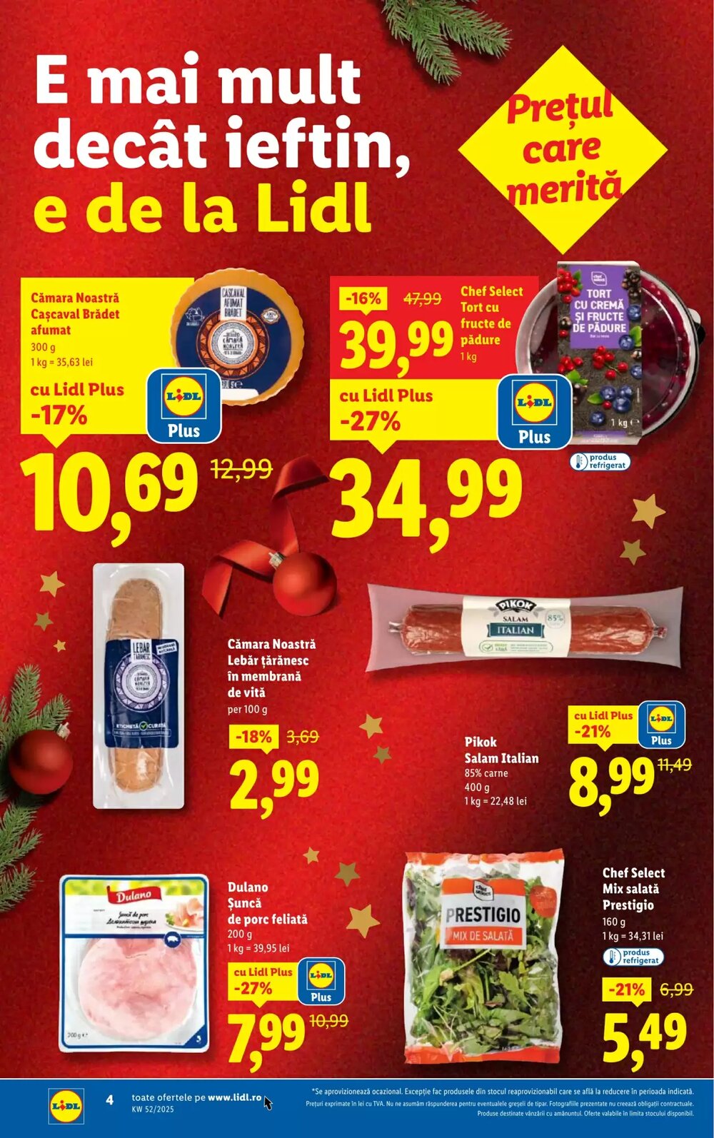 Catalogul cu oferte Lidl valabil de la 22.12.2025 - Pagina 4.