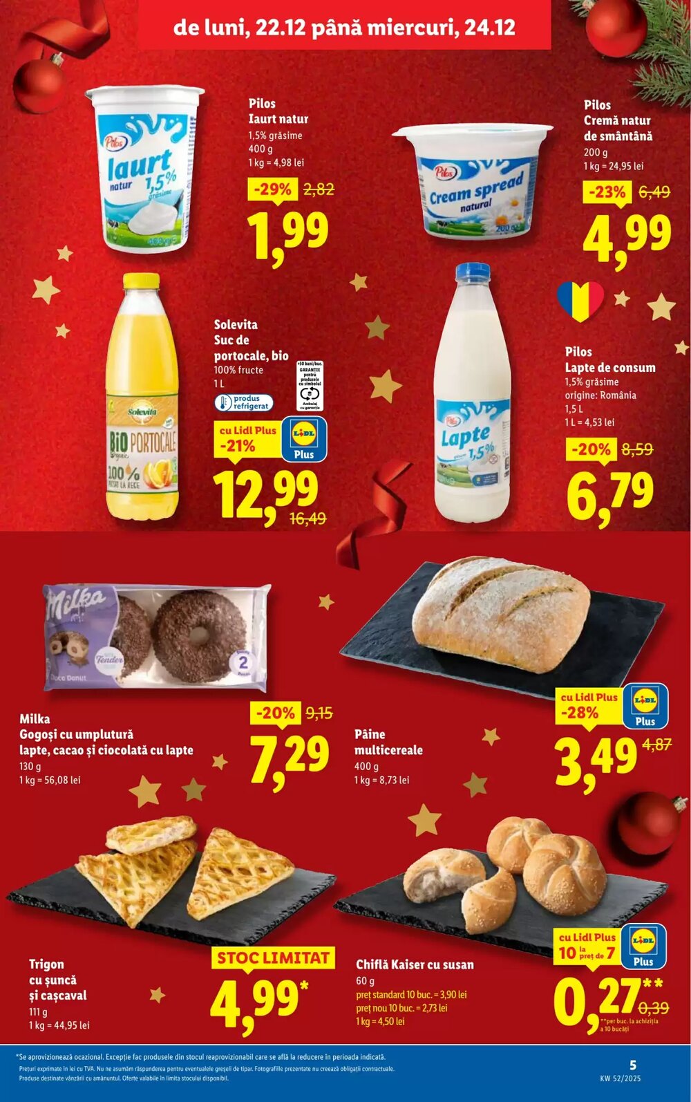 Catalogul cu oferte Lidl valabil de la 22.12.2025 - Pagina 5.