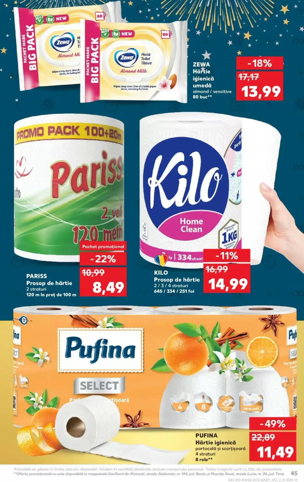 Catalogul cu oferte Kaufland valabil de la 24.12.2025 - Pagina 45.
