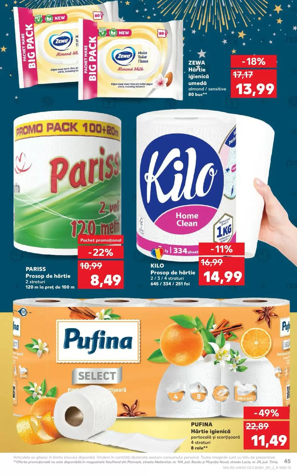 Catalogul cu oferte Kaufland valabil de la 24.12.2025 - Pagina 45.